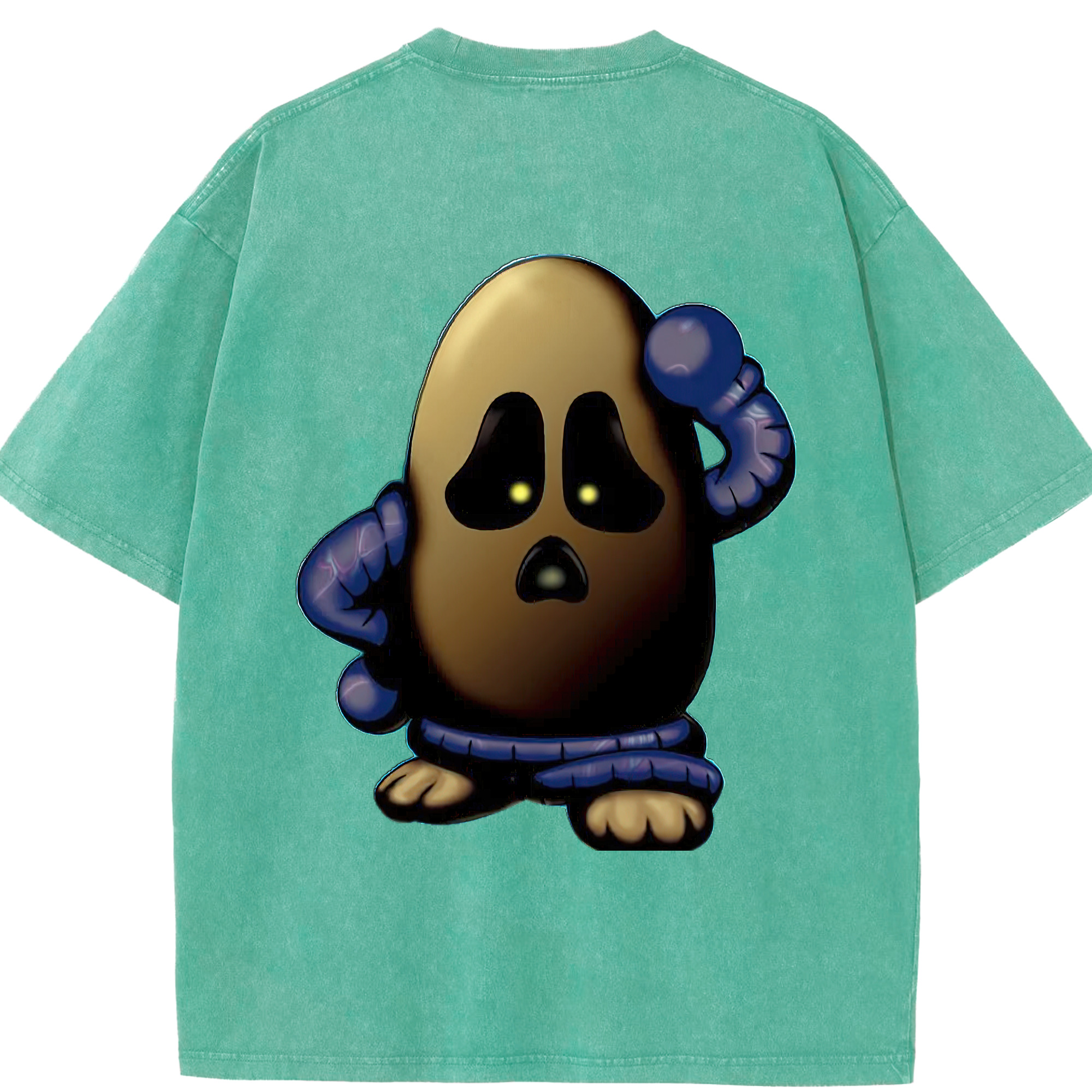 （画像用） 遊☆戯☆王 Yu-Gi-Oh! 綿100% ヴィンテージ風 半袖Tシャツ（背面プリント）
